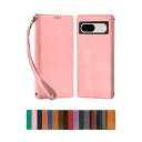shizukawill Google Pixel8a 手帳型 ケース カバー 本革調 レザーケース Google Pixel8a ピンクゴールド GOPI8APINK シズカウィル(2)