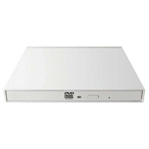 【正規代理店】 エレコム LDR-PMK8U2VWH DVDドライブ / USB2.0 / 薄型 / オールインワンソフト付 / ホワイト