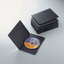 【正規代理店】 エレコム CCD-DVDS03BK トールケース DVD BD 対応 スリム 1枚収納 10個セット CDケース DVDケース DVDスリムトールケース ( 10枚パック ブラック )