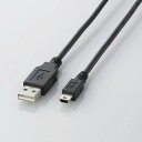 パソコンやゲーム機に、USB(mini-Bタイプ)のインターフェイスを持つ外付けハードディスクドライブやデジタルカメラ、ポータブルゲーム機などの周辺機器を接続できる、A-mini-BタイプのUSB2.0ケーブルです。■コネクタ形状：USB(A)オス-USB(mini-B)オス■対応機種：USB(Aタイプ)端子を持つパソコン及びUSB(mini-B)端子を持つ機器■ケーブル長：3.0m※コネクタ部分を除く■規格：USB2.0規格(HI-SPEEDモード)認証■対応転送速度：480Mbps■プラグメッキ仕様：金メッキピンコネクタ■2重シールド：○■ツイストペアケーブル(通信線)：○■カラー：ブラック■環境配慮事項：EURoHS指令準拠