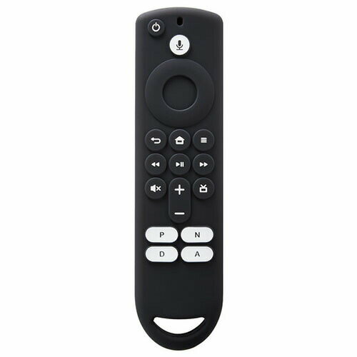 【正規代理店】 エレコム AVD-AFTS3RCBK Amazon Fire TV Stick ( Alexa対応 音声認識リモコン 第3世代) 対応 抗菌リモコンカバー 抗菌 ..