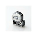 【正規代理店】 カラークリエーション CTC-KSS24K テプラ PRO 互換 テープカートリッジ 24mm 黒 インク ホワイト ELECOM ラベルライター ラベルプリンタ キングジム 互換テープ 交換テープ 黒文字 トナーカートリッジ テープ テープライター ネームランド 高品質