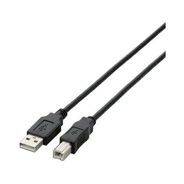 Ź 쥳 U2C-BN10BK USB֥ USB2.0 A-B 1m ֥å USB2.0֥ / Ρޥ /