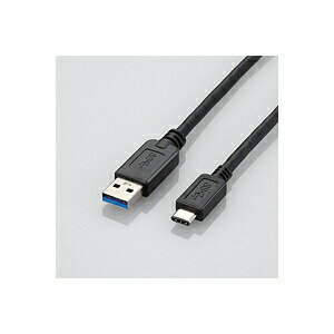 【正規代理店】 エレコム USB3-AC05BK USB TypeCケーブル USB3.1 (A-TypeC) 0.5m ELECOM 配線 パソコン 充電 パソコン周辺機器 データ転送 ノーマル ブラック 高品質