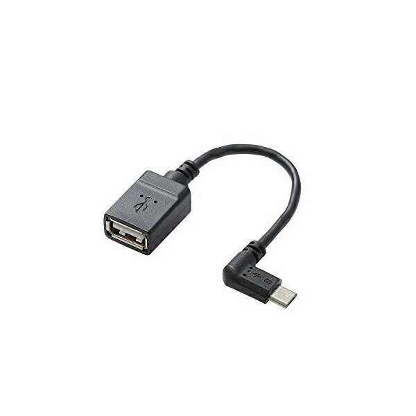 Ź 쥳 TB-MAEMCBL010BK OTG֥ L microB-A᥹-USB2.0 ֥å 0.1m