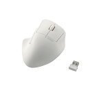 【正規代理店】 エレコム M-SH30DBSKWH 無線 2.4GHz マウス 静音 ワイヤレス 7ボタン チルトホイール付 エルゴノミクス 【 Windows 11 Mac Chrome 対応 】 抗菌 Mサイズ SHELLPHA ホワイト 1年保証 高品質(2)