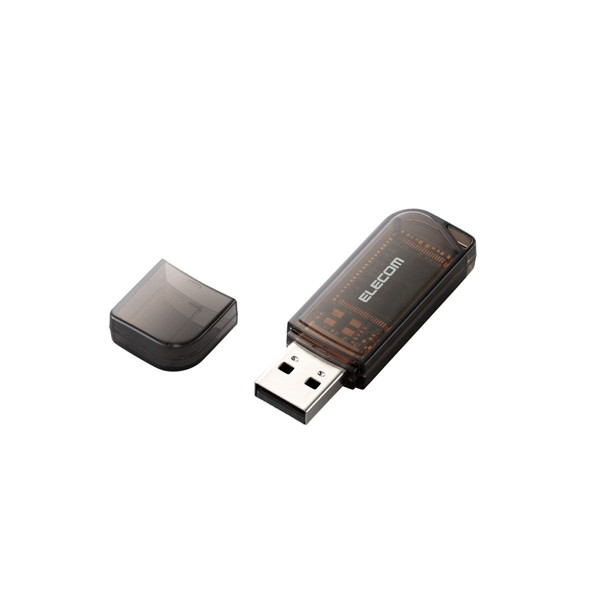 【正規代理店】 エレコム MF-HMU208GBK USBメモリ USB2.0 スタンダード 8GB 1年保証 ブラック