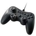 ゲームパッド PC コントローラー USB接続 Xinput Xbox系ボタン配置 13ボタン 連射 軽量 【 Windows 11 10 パソコン Steam 各種ゲーム 対応 】 ブラック