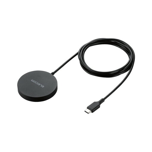 【正規代理店】 エレコム W-MA04BK ワイヤレス充電器 Qi 認証 Qi2 対応 15W / 7.5W / 5W マグネット式 卓上 ケーブル一体 1.5m 置くだけ充電器 【 iPhone Airpods 各種対応 】 ブラック 高品質 【正規代理店】 エレコム W-MA04BK ワイヤレス充電器 Qi 認証 Qi2 対応 15W / 7.5W / 5W マグネット式 卓上 ケーブル一体 1.5m 置くだけ充電器 【 iPhone Airpods 各種対応 】 ブラック 高品質