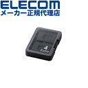 【正規代理店】 エレコム CMC-06NMC4 SDカードケース SD microSD カード ケース 4枚 収納 ELECOM 整理 ナンバーラベル メディアケース 記録メディア インデックスラベル テープ マルチメディアケース ブラック クリアタイプ 高品質(2)