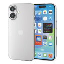 【正規代理店】 エレコム PM-A24AUCUCR iPhone 16 ケース ソフト カバー 衝撃吸収 超軽量 薄型 カメラレンズ保護設計 クリア ELECOM 高品質