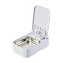 【正規代理店】 エレコム PET-AF06WH 自動給餌器 猫 / 犬 用 350mL 1匹用 ダイヤルタイマー式(1~48時間) ウェットフード/ドライフード兼用 保冷アイスパック付き ホワイト