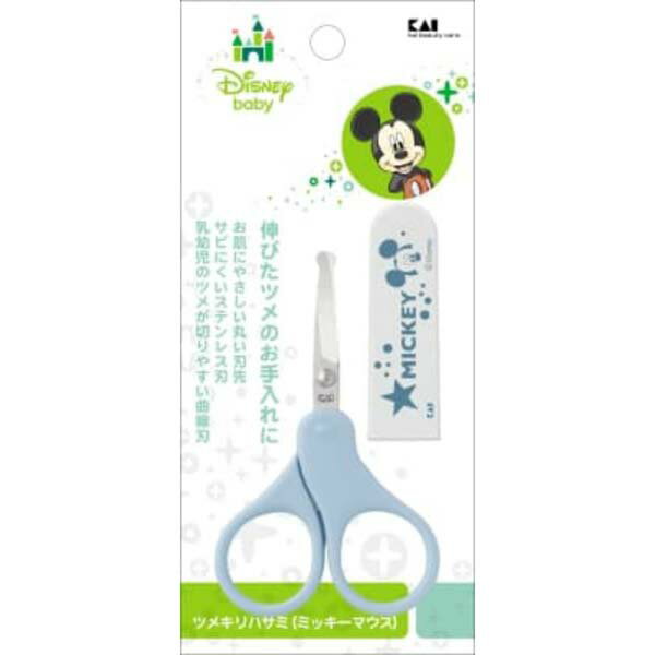 【10個セット】 貝印 KK1485 ツメキリハサミ(ミッキーマウス) ミッキーマウス ベビー用品 ディズニーベビー 新生活 ツメキリハサミ