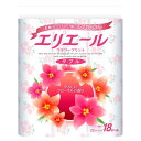 【5個セット】 エリエールフラワープリント18RW プリント 花の香り 日用品 消耗品 フラワープリント トイレットティシュー 香り付き 大容量 トイレ用品 トイレットペーパー ダブル(3)