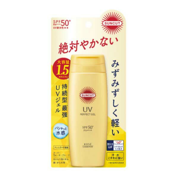 【3個セット】 コーセーコスメポート サンカットR パーフェクトUV ジェル 120G 日焼け止め ウォータープルーフ 紫外線 日やけ止めジェル 日焼け パーフェクト スキンケア 日やけ止め サンケア 海水浴 耐久性 プール アウトドア サンカット コーセー