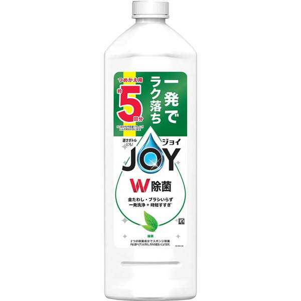 【2個セット】 P＆G 除菌ジョイコンパクト 緑茶の香り 特大 特大サイズ 台所用 詰め替え用 詰め替え 本..