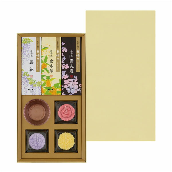 【20個セット】 香結び 進物 浮きローソクセット 包装品 日本香堂 お線香