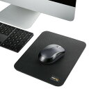 【2個セット】エレコム MP-CD01BK CORDURA マウスパッド シンプル 高耐久 高強度 細かい作業 滑りすぎない ゲーミング オシャレ ブラック 高品質(2)