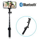 【2個セット】エレコム P-SSBRBK Bluetooth 自撮り棒 回転ホルダータイプ ブルートゥース 自撮り スマートフォン ホルダータイプ androi...