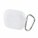 【2個セット】エレコム AVA-AP3SCCR AirPods 第3世代 ケース シリコン カラビナ付 ワイヤレス充電対応 クリア 高品質
