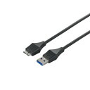 バッファロー BSUAMBSU315BK USB3.0 A to microB スリムケーブル 1.5m ブラック USB2.0ケーブル BUFFALO 高品質(2)