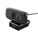 バッファロー BSW300MBK 200万画素WEBカメラ 1080P FullHD マイク ブラック 200万画素 BUFFALO 高品質