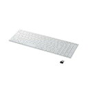バッファロー BSKBW330WH 2.4GHz無線 コンパクトキーボード ホワイト コンパクト BUFFALO 高品質