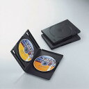 【7個セット】エレコム CCD-DVD04BK トールケース DVD BD 対応 標準サイズ 2枚収納 3個セット ブラック DVDトールケース 両面収納 ( ...