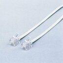 【6個セット】エレコム MJ-3WH モジュラーケーブル 3m スリム ホワイト M スリムモジュラケーブル ( 白 ) 高品質