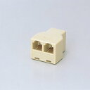 【7個セット】エレコム AD-MJFBE モジュラーケーブルアダプタ 2分岐延長 M 2分岐アダプタ 高品質