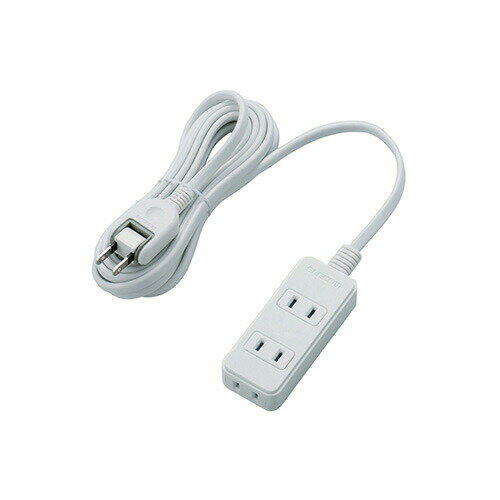 【4個セット】エレコム T-TS02-2330WH 壁から出っ張らない スイング プラグ 電源タップ 3個口 3m ほこ..