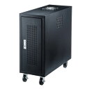 サンワサプライ CP-THBOX2UBK キャスター付きハブボックス(2U) ファニチャ 外販ラック SANWA SUPPLY 高品質(3)