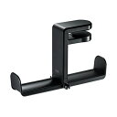 サンワサプライ PDA-STN19BK 回転式ヘッドホンフック(Wタイプ) ペリフェラル ヘッドホン・マイク SANWA SUPPLY 高品質