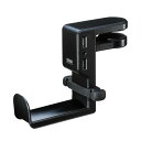 サンワサプライ PDA-STN29BK 回転式ヘッドホンフック(USBポート付き) ペリフェラル ヘッドホン・マイク SANWA SUPPLY 高品質