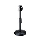 サンワサプライ CMS-STN1BK WEBカメラ用卓上スタンド(スマホホルダー付き) アクセサリ カメラアクセサリ SANWA SUPPLY 高品質(2)
