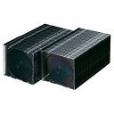 サンワサプライ FCD-PU100MBKN Blu-ray・DVD・CDケース(スリムタイプ・100枚セット・ブラック) アクセサリ メディアケース SANWA...