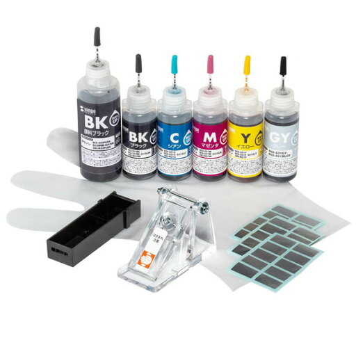 サンワサプライ INK-C331S6S 詰め替えインク キヤノン BCI-330/331シリーズ対応 インク・用紙 インク SANWA SUPPLY 高品質 サンワサプライ INK-C331S6S 詰め替えインク キヤノン BCI-330/331シリーズ対応 インク・用紙 インク SANWA SUPPLY 高品質