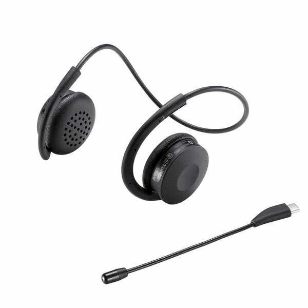 サンワサプライ MM-BTSH63BK Bluetoothヘッドセット（両耳・外付けマイク付き） ペリフェラル BTヘッドセット・アダプタ SANWA SUPPLY