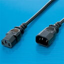 【6個セット】 サンワサプライ 電源コード KB-D315K 3P−3P 1.5m パソコンのディスプレイに使用する電源ケーブル おまとめセット 高...