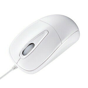 【4個セット】 サンワサプライ 静音マウス ホワイト MA-122HW 夜中の使用、公共施設や会議室での使用に最適 有線 おまとめセット 高品質