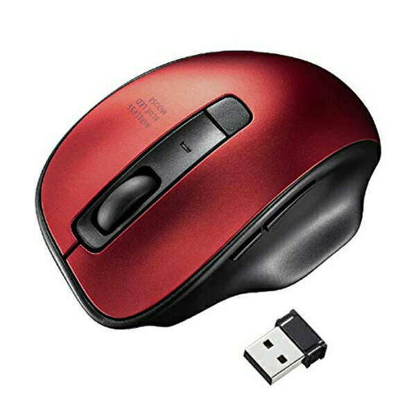 サンワサプライ MA-WBL134R ワイヤレスブルーLEDマウス ペリフェラル マウス SANWA SUPPLY 高品質