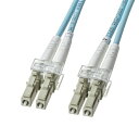 サンワサプライ HKB-AMOM3LCLC-02 アーマードメガネ型光ファイバケーブル(マルチOM3、LC×2-LC×2、2m) LAN 光ケーブル他 SANW...