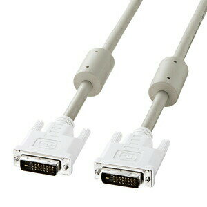 【2個セット】 サンワサプライ KC-DVI-DL2K モニターケーブル パソコン用 2m DVIケーブル デュアルリンク おまとめセット 高品質