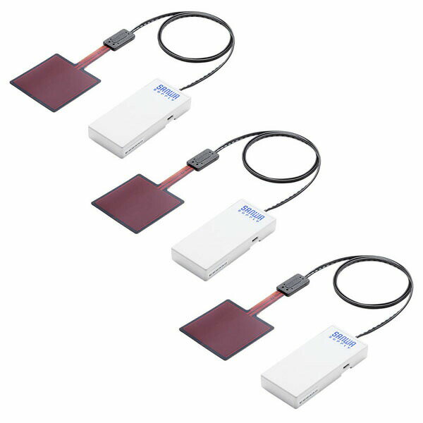 サンワサプライ MM-BLEBC6 圧力センサー搭載BLEビーコン（3個セット） ペリフェラル NFC・ビーコン SAN..