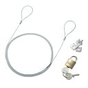 サンワサプライ SL-81 NobleWedgeスロット対応セキュリティワイヤー・南京錠 アクセサリ セキュリティ用品 SANWA SUPPLY 高品質
