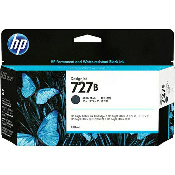 HP 3WX13A HP727B インクカートリッジ マットブラック 130ml 送料無料
