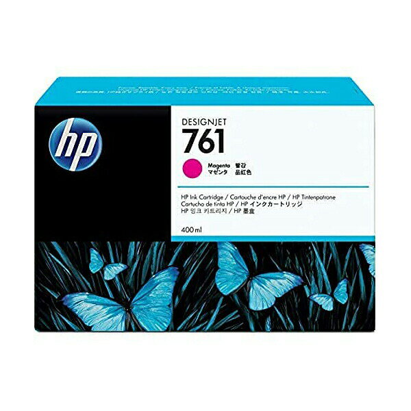 【正規代理店】 HP CM993A 日本 761 インクカートリッジ マゼンタ(400ml)