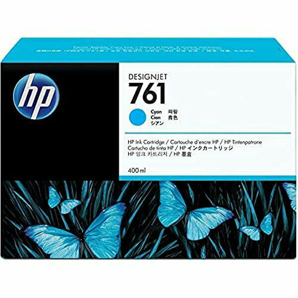 【正規代理店】 HP CM994A 761 純正 インクカートリッジ シアン ( 400ml )