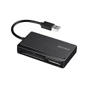 バッファロー BSCR300U2BK USB2.0 マルチカードリーダー ケーブル収納モデル(ブラック) ケーブル収納 ブラック オフィス サプライ カードリーダー ケーブル収納モデル メモリ 高品質(2)