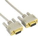 【4個セット】ELECOM RS-232Cケーブル リバース 1.5m 配線 シリアルケーブル エレコム グレー 高品質
